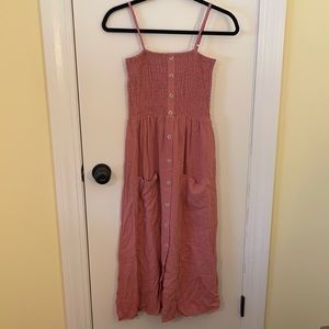 Linen midi dress size M